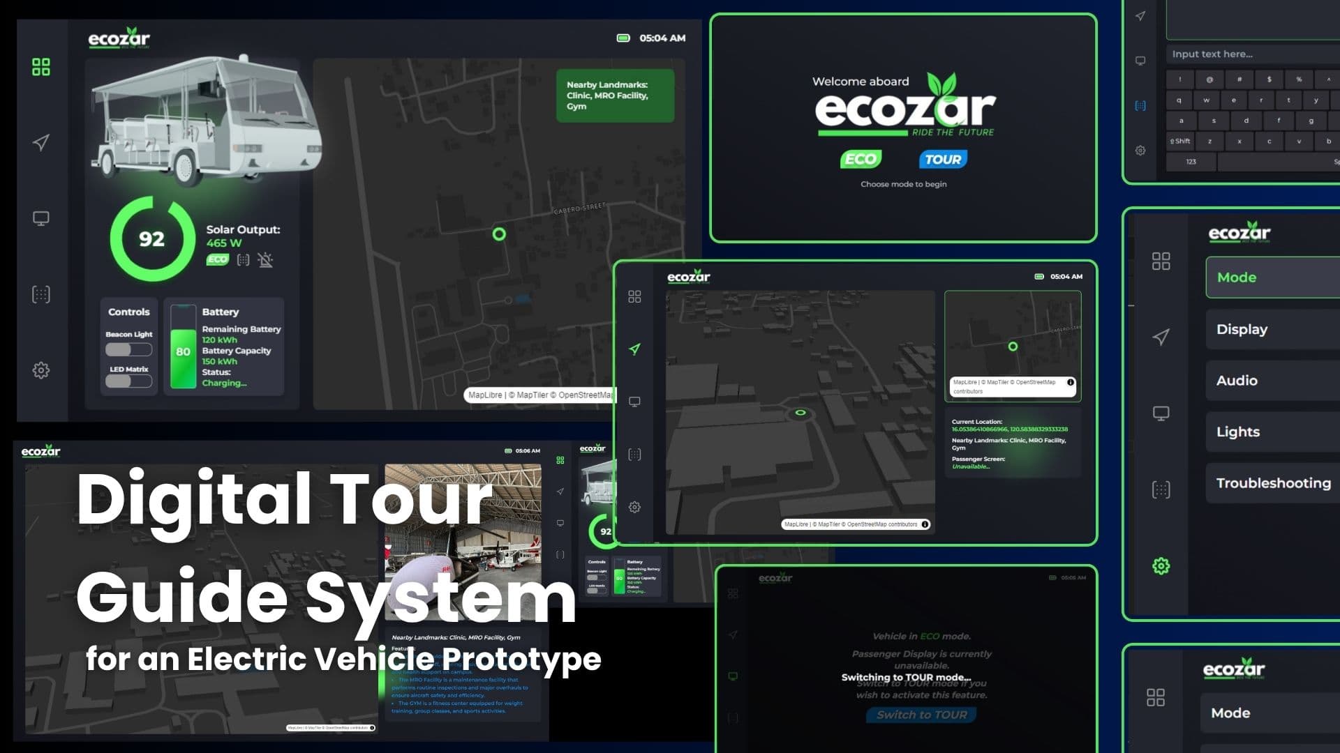 Digital Tour Guide System for an Electric Vehicle Prototype preview