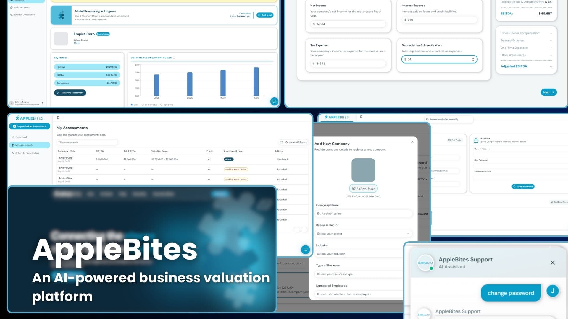 AppleBites — AI-Powered Business Valuation Platform